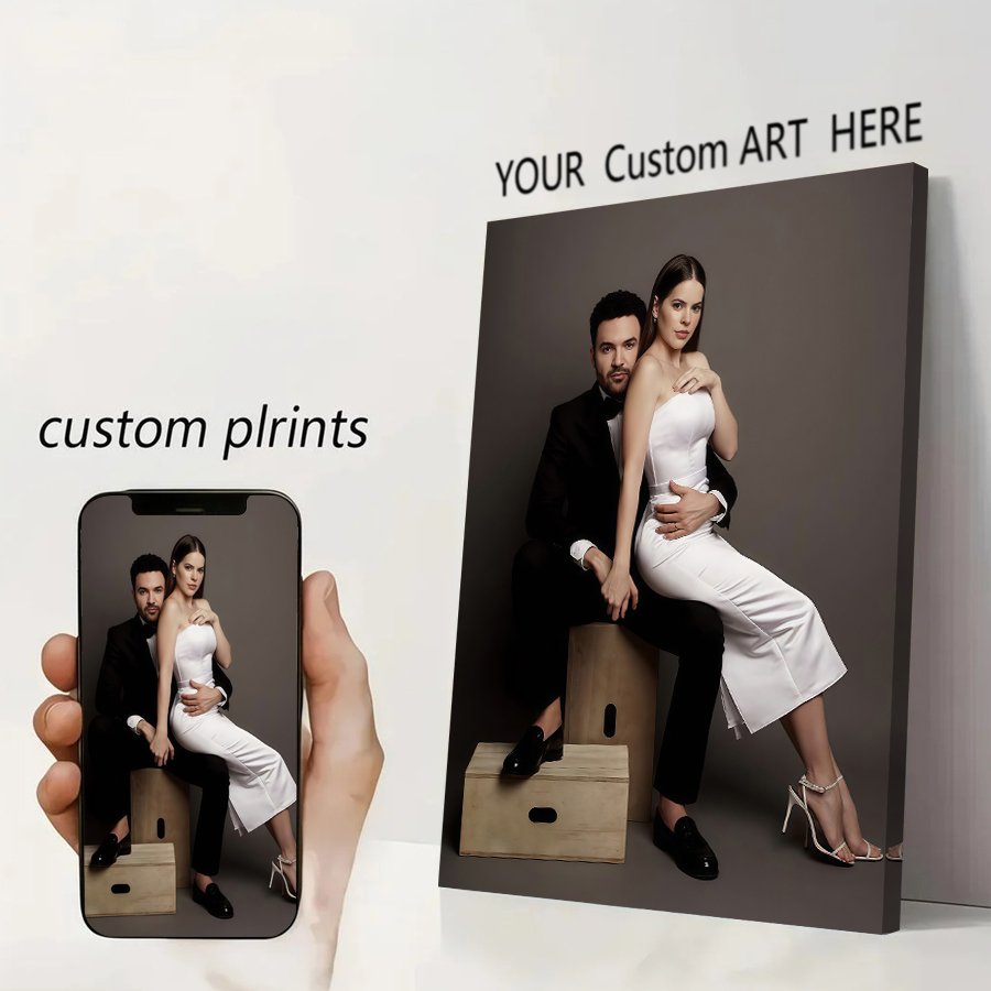 Home Textiles & Decorations - โปสเตอร์ผ้าแคนวาสพิมพ์ลายตามสั่ง โปสเตอร์อนิเมะ เกม ภาพวาดจากรูปถ่ายของคุณ ของขวัญส่วนตัว ปรับแต่งรูปภาพ
