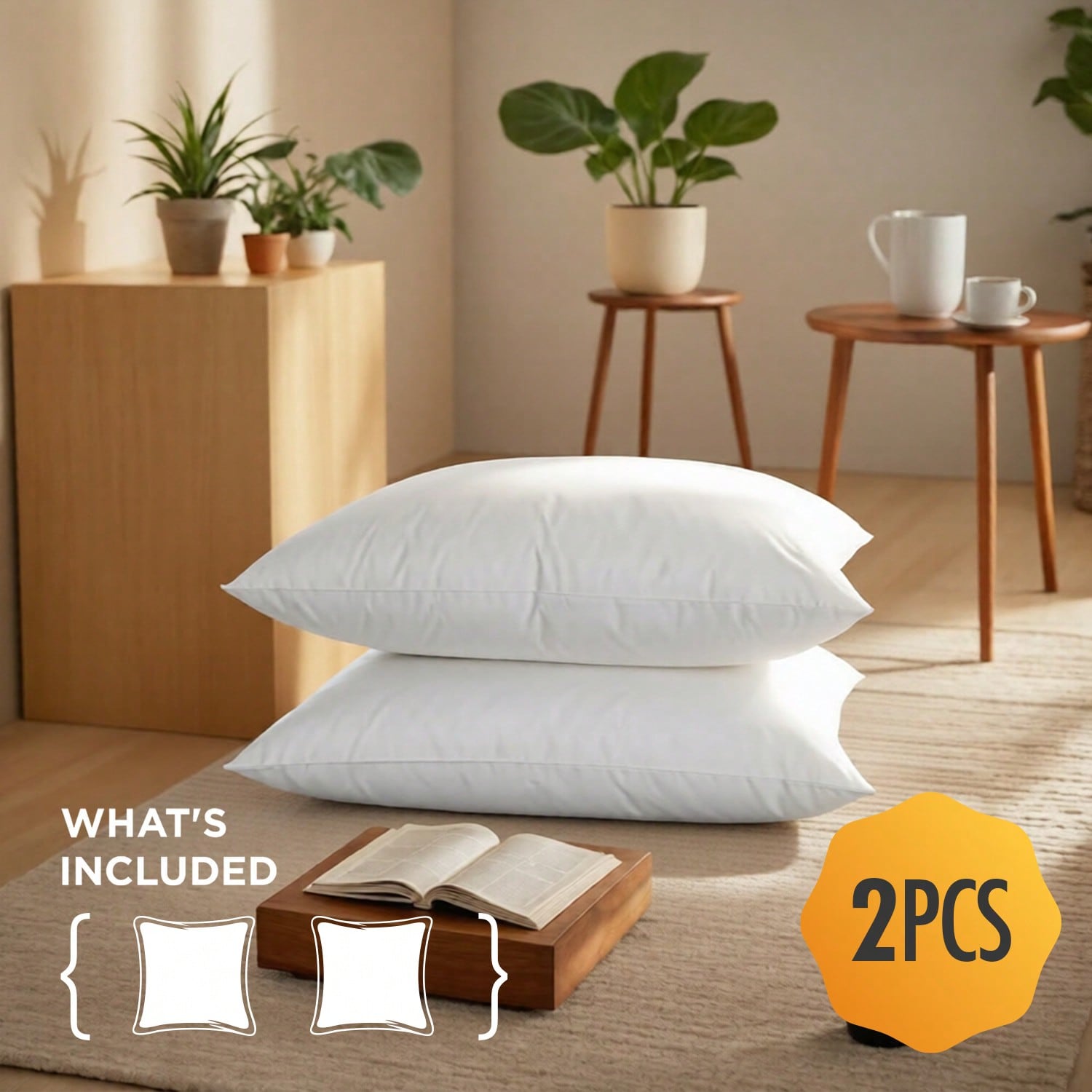 Pillow Insert 18X18 - ชุด 2 ชิ้น และ ชุด 4