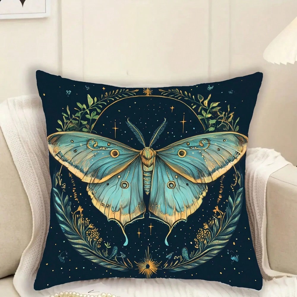 ปลอกหมอนลายโบฮีเมียนรูปผีเสื้อ - Pillow Insert 18X18 บทวิจารณ์และราคา