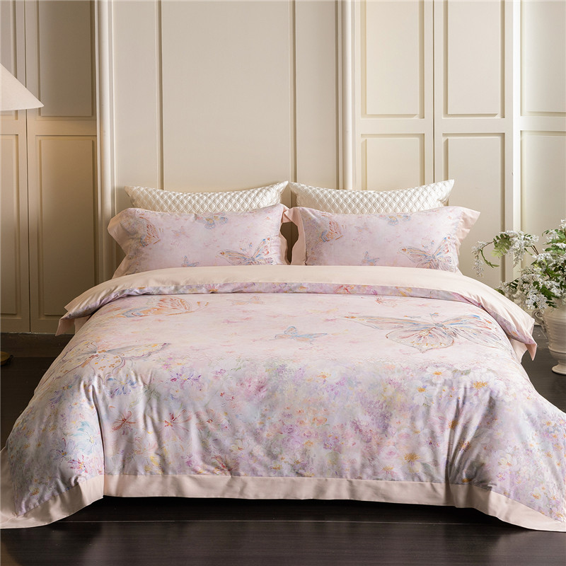 ชุดเครื่องนอนหรูหราผ้าฝ้ายอียิ - Home Textiles Premium บทวิจารณ์และราคา