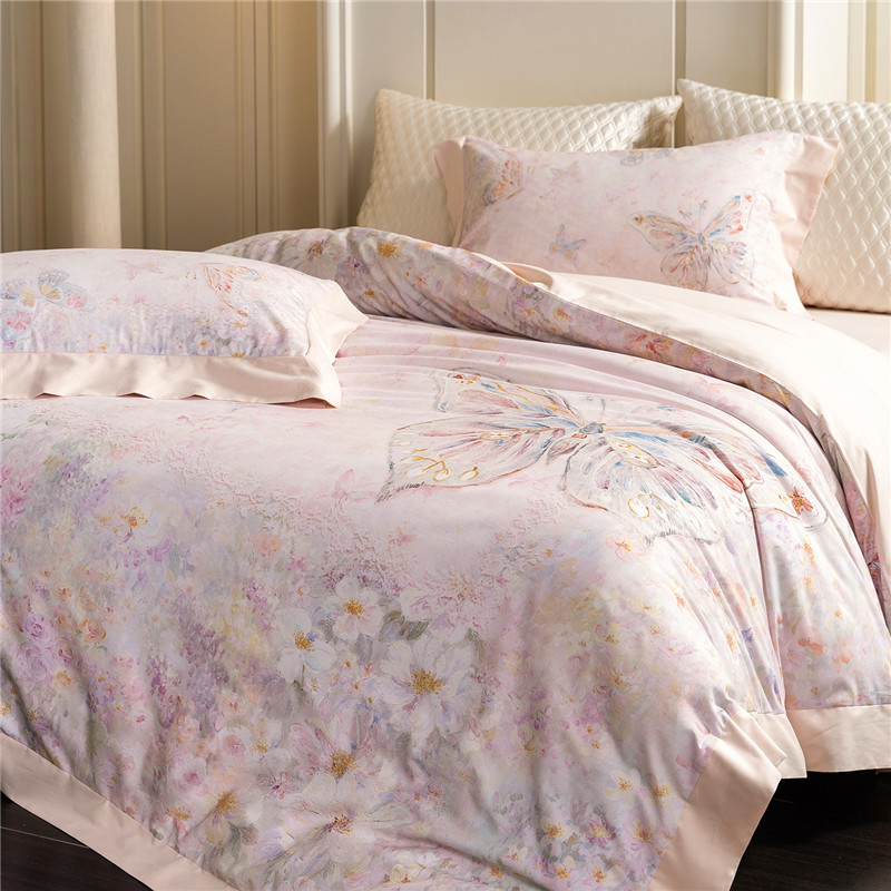 ชุดเครื่องนอนหรูหราผ้าฝ้ายอียิ - Home Textiles Premium บทวิจารณ์และราคา