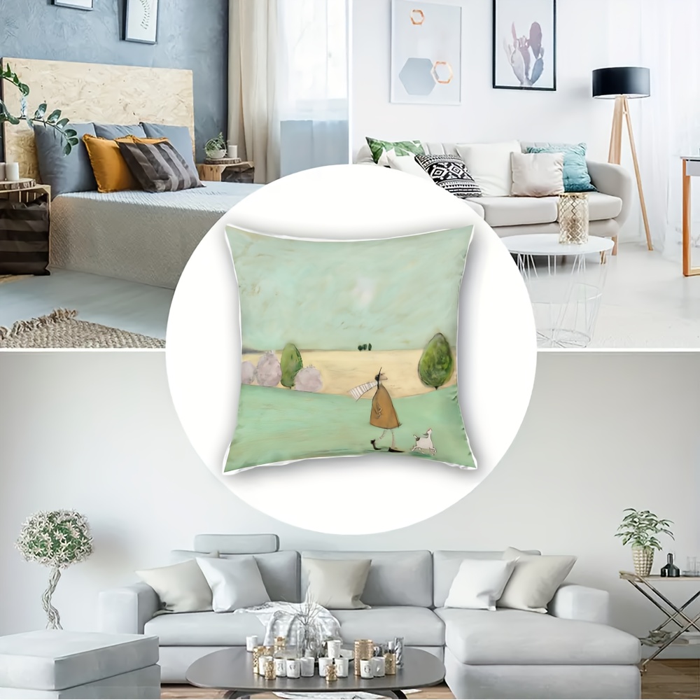 ปลอกหมอนลายการ์ตูนแฟชั่น 1 ชิ้ - Pillow Insert 18X18 บทวิจารณ์และราคา