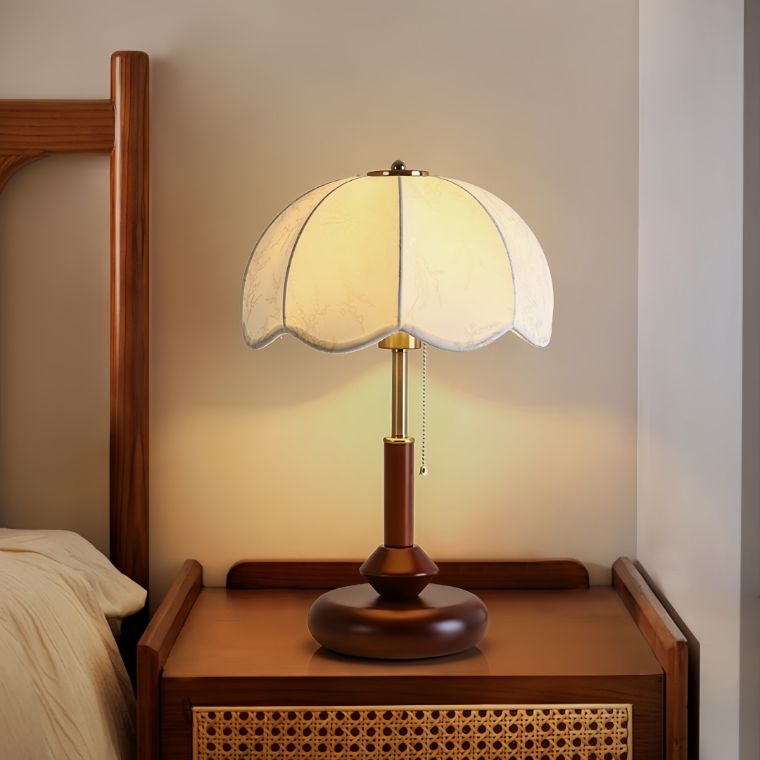 โคมไฟตั้งโต๊ะทรงโดมแบบวินเทจ ส - Home Textile บทวิจารณ์และราคา