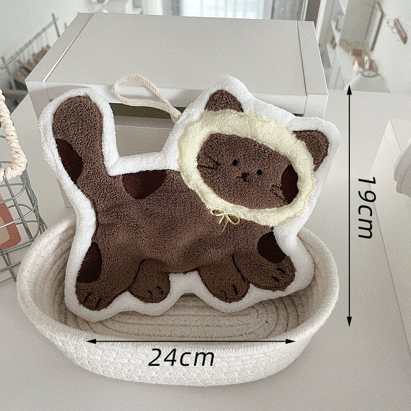 ผ้าเช็ดมือรูปแมวน่ารักสร้างสรร - Home Textiles & Decorations บทวิจารณ์และราคา