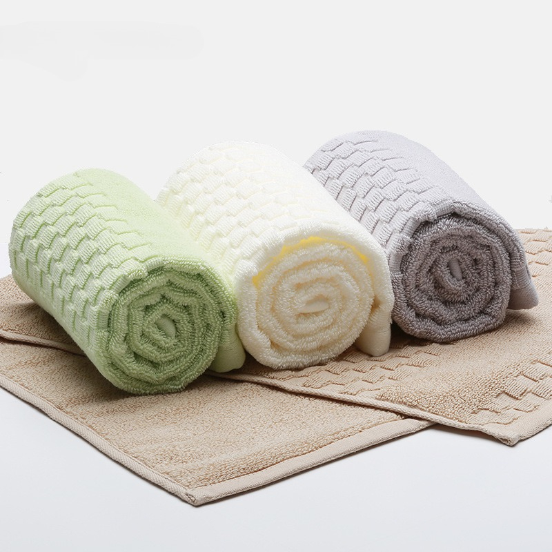 ผ้าเช็ดมือผ้าฝ้ายแท้เนื้อนุ่ม  - Home Textiles Face Towel บทวิจารณ์และราคา