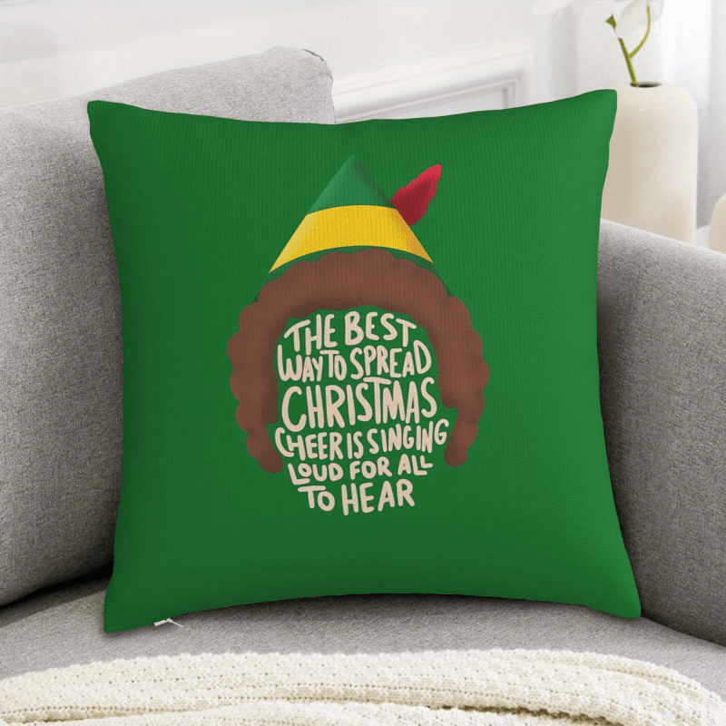 ปลอกหมอนคริสต์มาสลายเอลฟ์วินเท - Pillow Insert 18X18 บทวิจารณ์และราคา