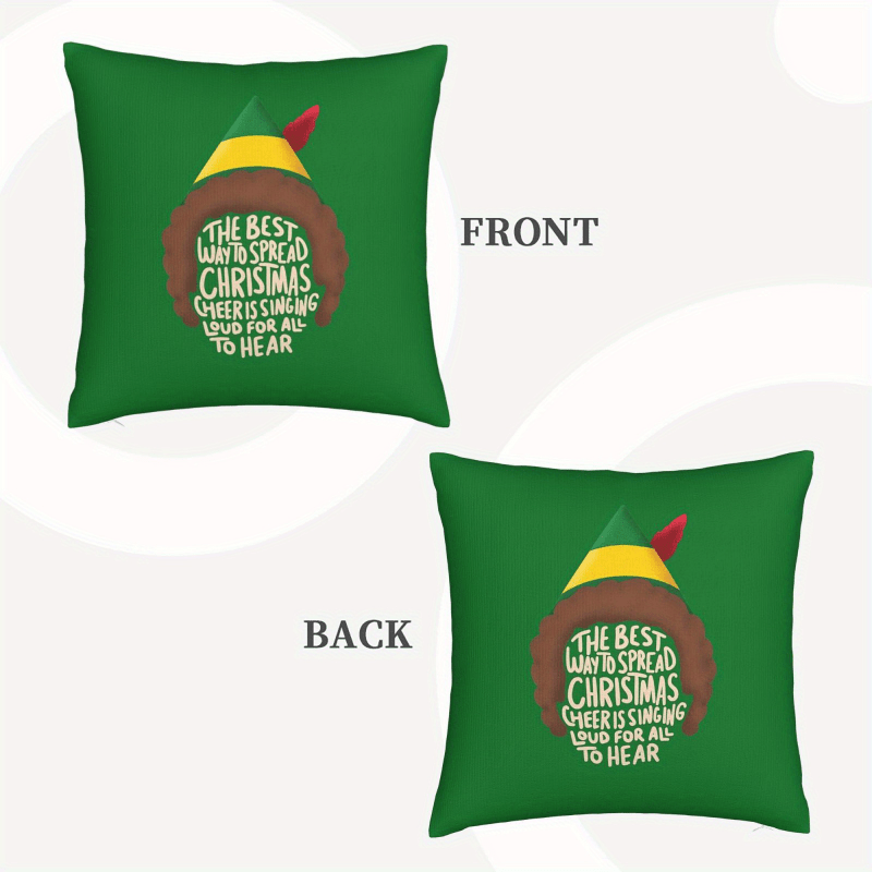 ปลอกหมอนคริสต์มาสลายเอลฟ์วินเท - Pillow Insert 18X18 บทวิจารณ์และราคา