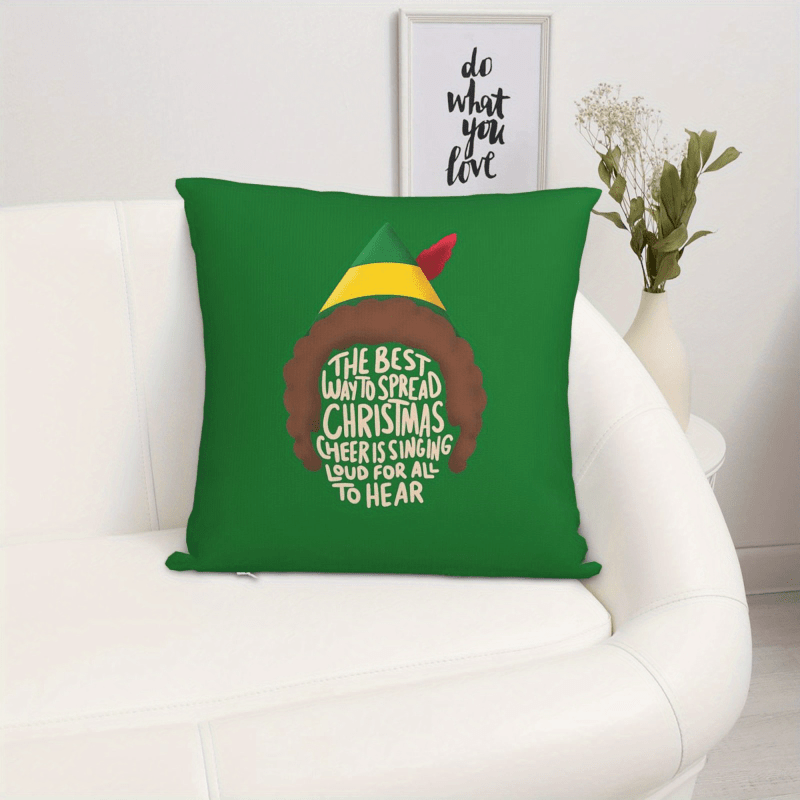 ปลอกหมอนคริสต์มาสลายเอลฟ์วินเท - Pillow Insert 18X18 บทวิจารณ์และราคา