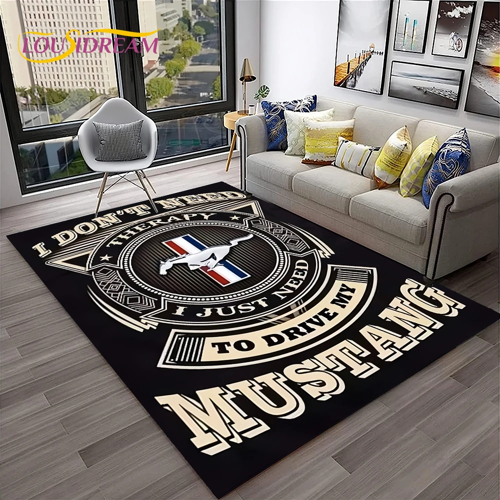 พรมปูพื้นลายรถฟอร์ด GTR มัสแตง - Home Textiles Sale บทวิจารณ์และราคา